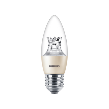 Philips Master 5.5-40W Dimtone LED Candle ES/E27 2200K-2700K Warm White - 929002491299
