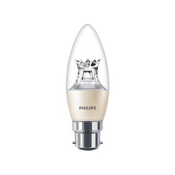 Philips Master 5.5-40W Dimtone LED Candle BC/B22 2200K-2700K Warm White - 929002491199 (UK1022) - 30622601