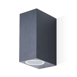 JCC GU10 Square Up/Down Anthracite Wall Light - JC17050ANTH