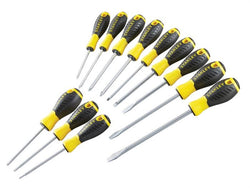 Stanley Tools 0-60-212 Essential Screwdriver Set of 12 PH/SL/PZ/TX - STA060212